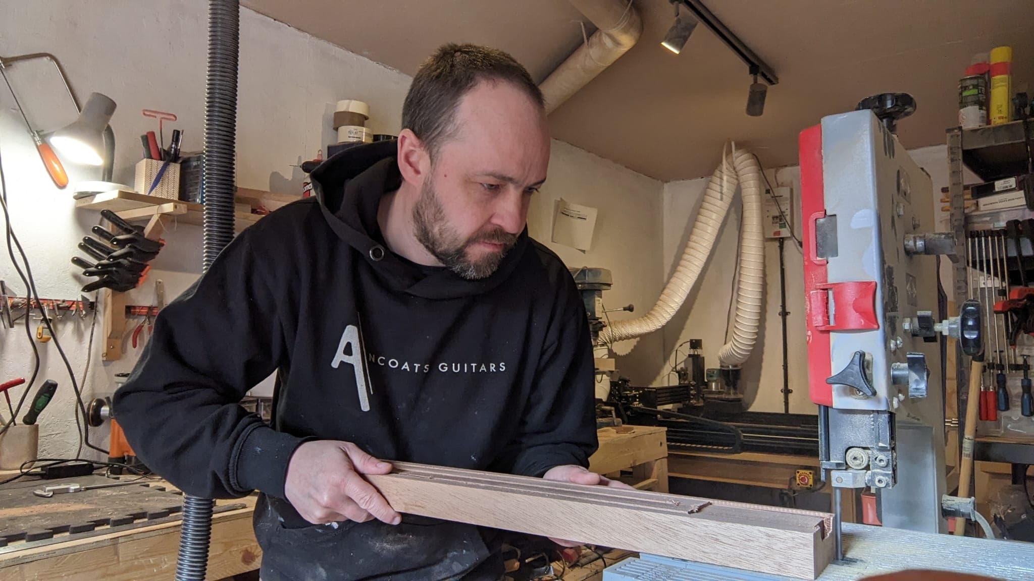 Dave in the shop