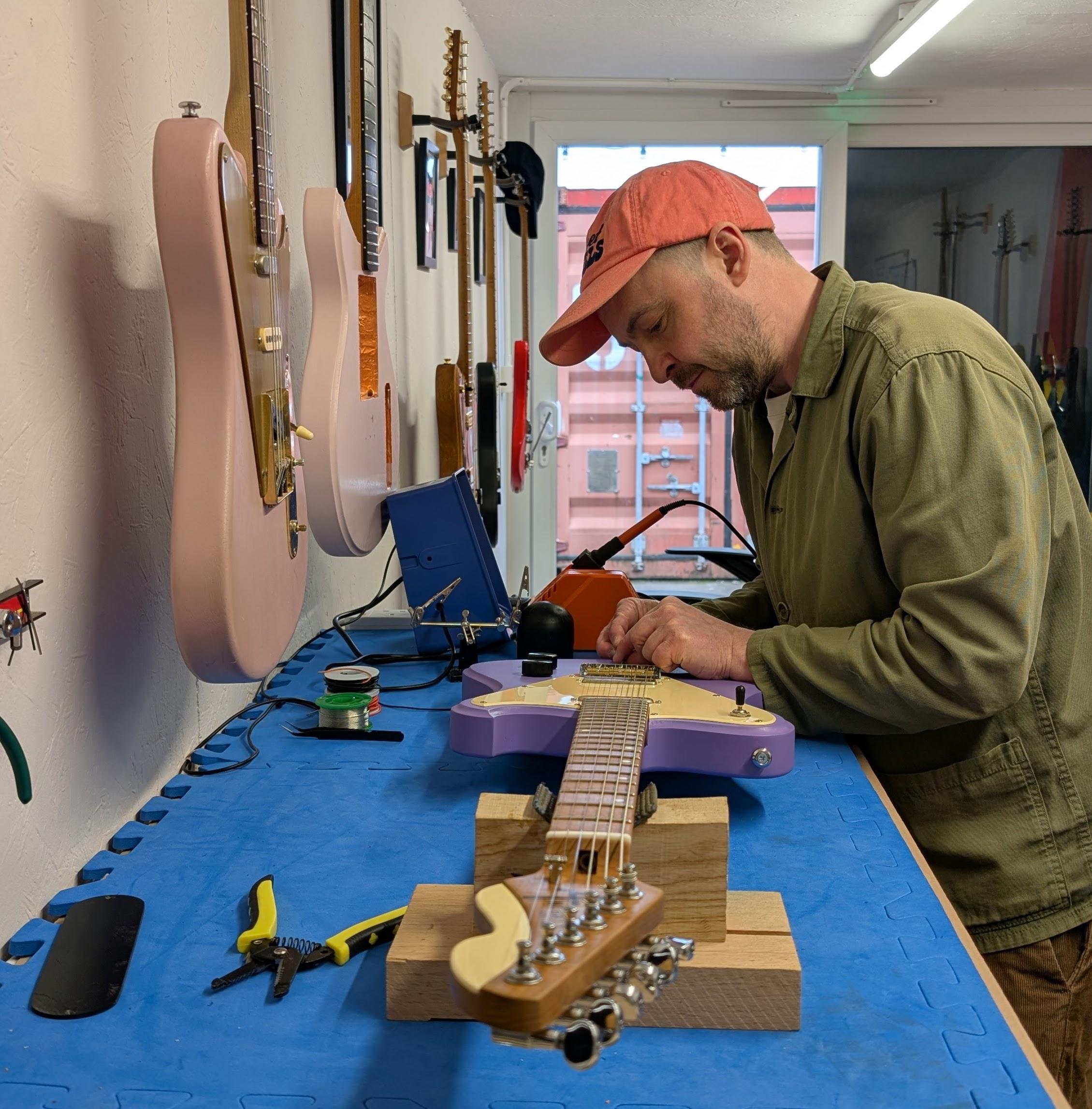 Dave in the workshop