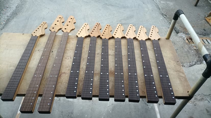 Necks in the workshop